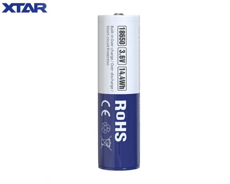Аккумулятор ﻿XTAR 18650 3,6 В 4000 mAh