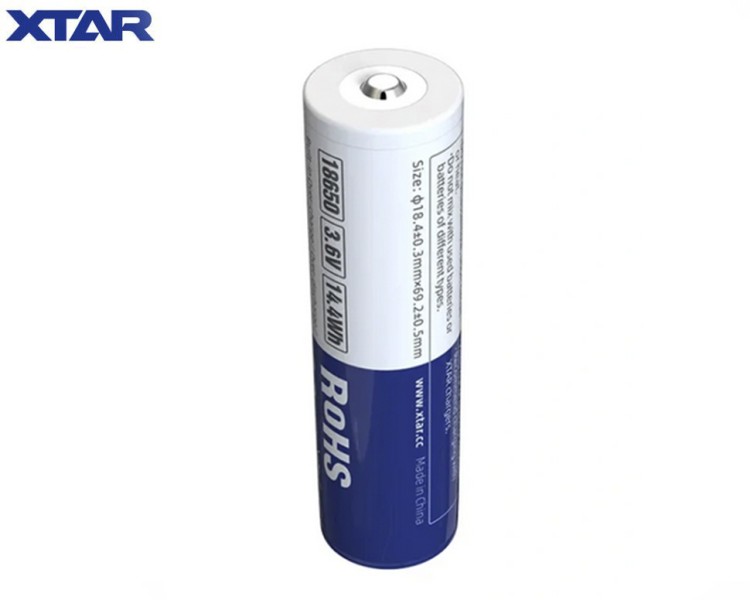 Аккумулятор ﻿XTAR 18650 3,6 В 4000 mAh