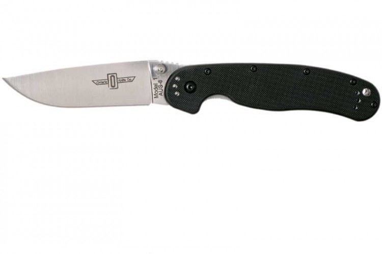 Нож Ontario RAT-1 Satin Black 8848