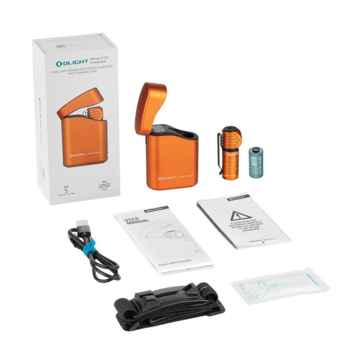Olight Perun 3 Mini Premium Orange Olight Perun 3 Mini Premium Orange
