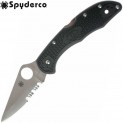 Нож Spyderco Delica 4 1/2 Serrated Black 11PSBK