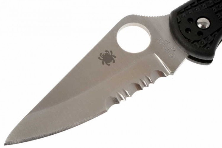 Нож Spyderco Delica 4 1/2 Serrated Black 11PSBK