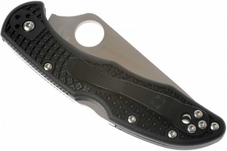 Нож Spyderco Delica 4 1/2 Serrated Black 11PSBK