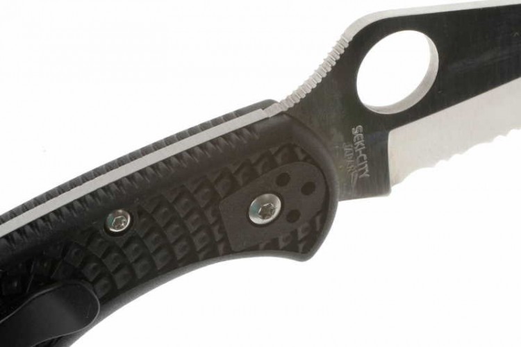Нож Spyderco Delica 4 1/2 Serrated Black 11PSBK