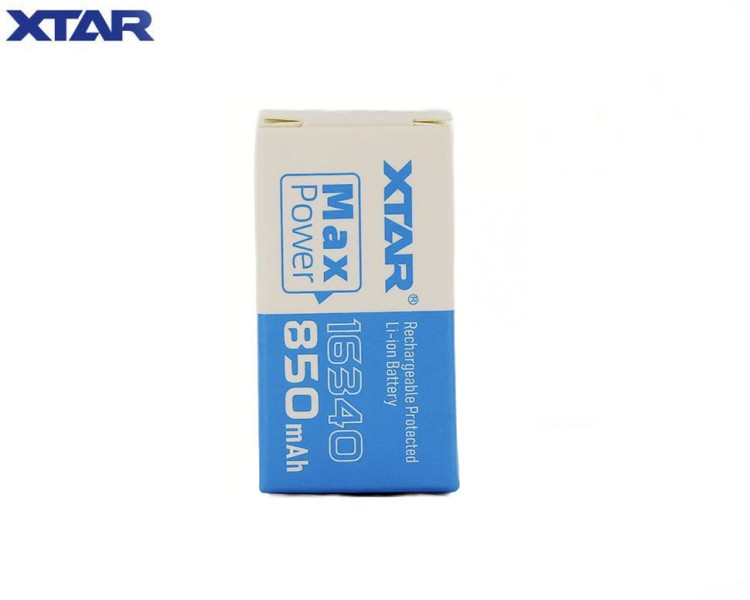 Аккумулятор XTAR 16340 3,7 В 850 mAh