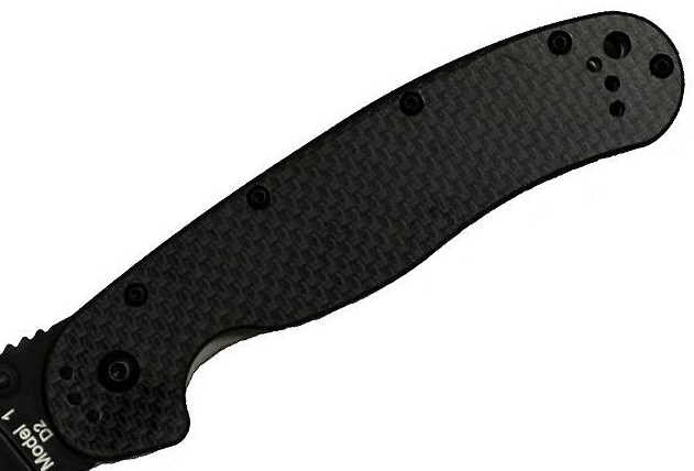 Нож Ontario RAT-1 Limited Edition Black Steel Carbon Fiber 8868CF