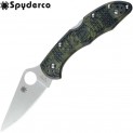 Нож Spyderco Delica 4 Lightweights Zome Green 11ZFPGR