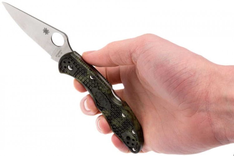 Нож Spyderco Delica 4 Lightweights Zome Green 11ZFPGR
