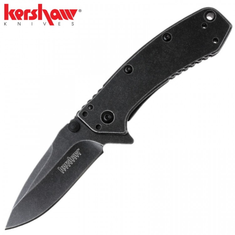 Нож Kershaw Cryo Hinderer SS Blackwash 1555BW