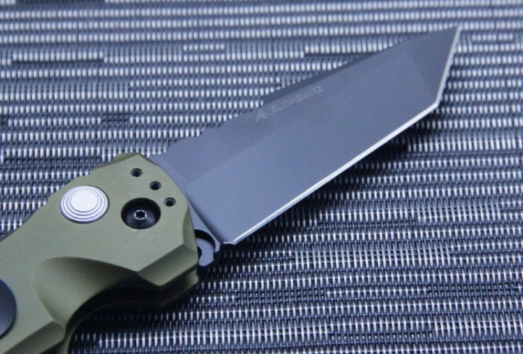 Нож Hogue EX-01 Auto Tanto Black/Green 34121BK