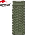 Naturehike CNK2550WS019 FC01 одноместный с подушкой, с ножным насосом, зеленый