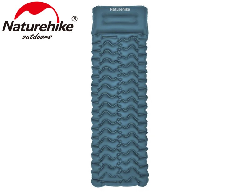Naturehike CNK2550WS019 FC01 одноместный с подушкой, синий