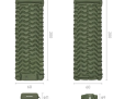 Naturehike CNK2550WS019 FC01 одноместный с подушкой, синий