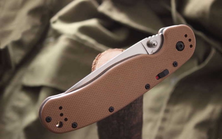 Нож Ontario RAT-1A Coyote Brown G-10 8870TN