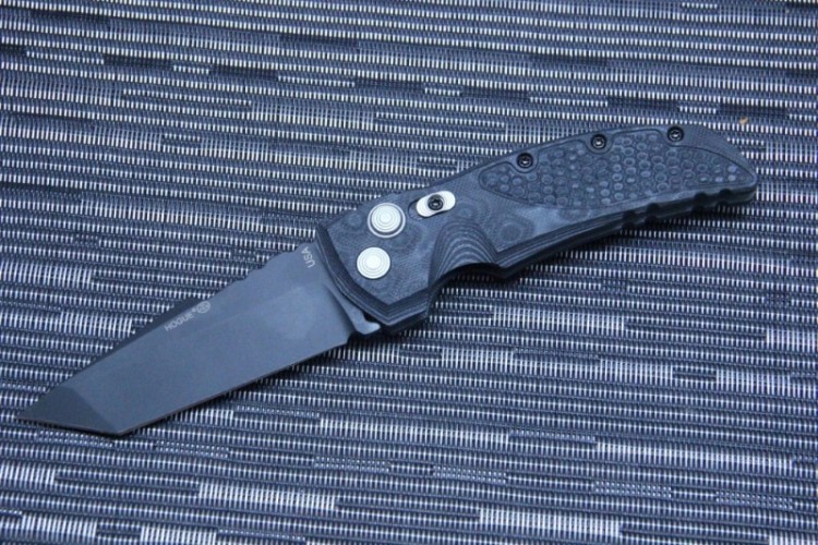 Нож Hogue EX-01 Auto Tanto Black/Grey G10 34129BK
