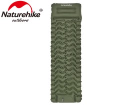 Naturehike CNK2550WS019 FC01 одноместный с подушкой, зеленый