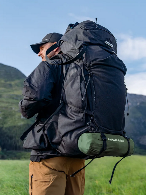 Naturehike CNK2550WS019 FC01 одноместный с подушкой, зеленый