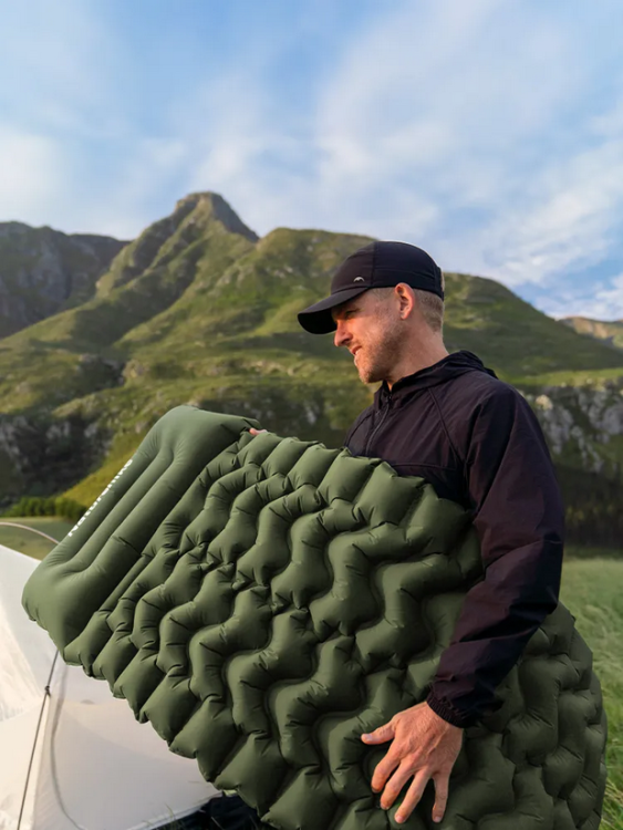 Naturehike CNK2550WS019 FC01 одноместный с подушкой, зеленый