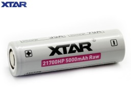 Аккумулятор незащищенный ﻿XTAR 21700 3,6 В 5000 mAh RAW