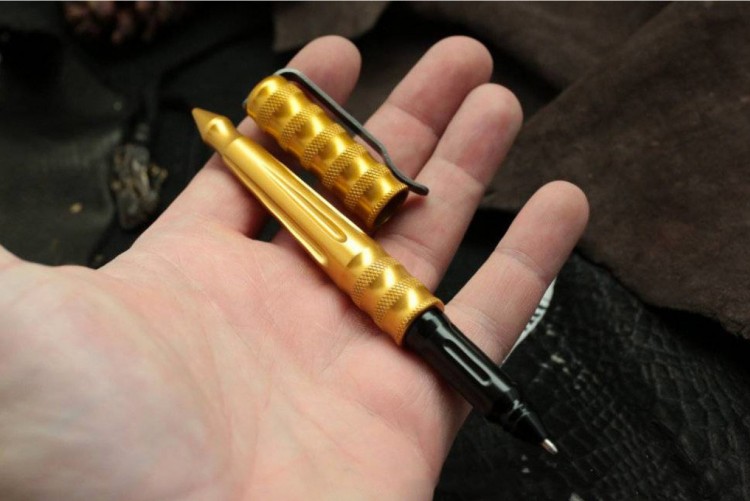 Тактическая ручка Benchmade 1100-9 Pen Gold Black