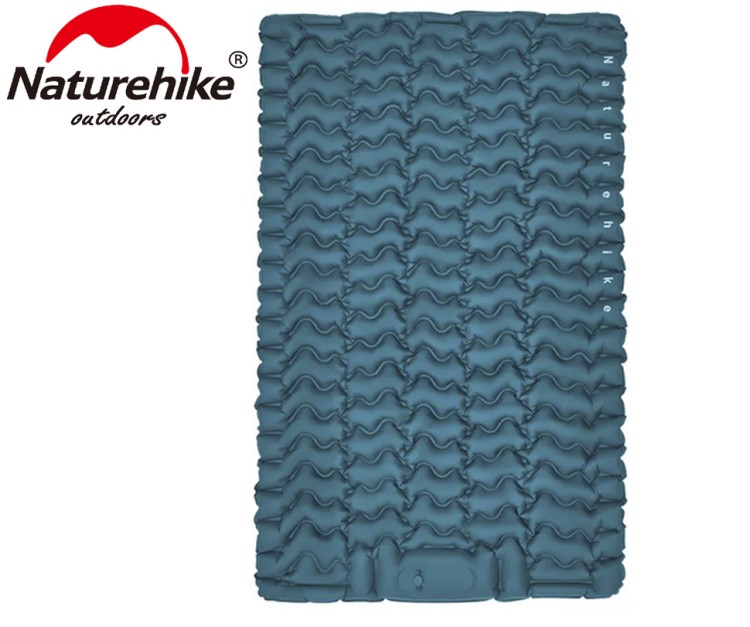 Naturehike CNK2550WS019 FC01 двухместный с ножным насосом, синий