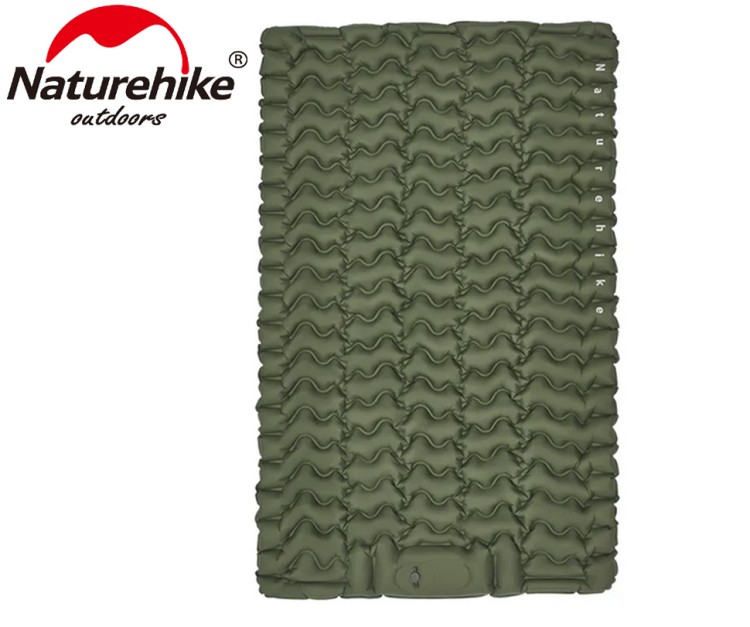 Naturehike CNK2550WS019 FC01 двухместный с ножным насосом, зеленый