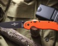 Нож Ontario RAT-1A Black Blade Orange G-10 8871OR