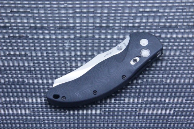 Нож Hogue EX-04 4" Stonewash Wharncliffe Black/Grey 34440TF