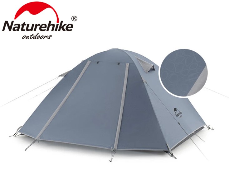 Naturehike NH18Z033-P P-Series 3-местная голубая
