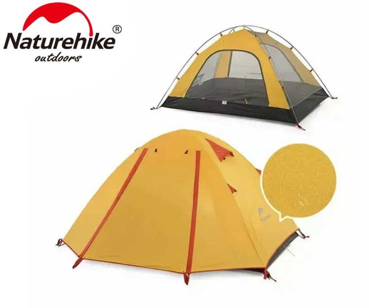 Naturehike NH18Z033-P P-Series 3-местная голубая