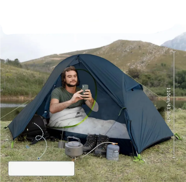 Naturehike NH18A095-D 1-местная зеленая + коврик