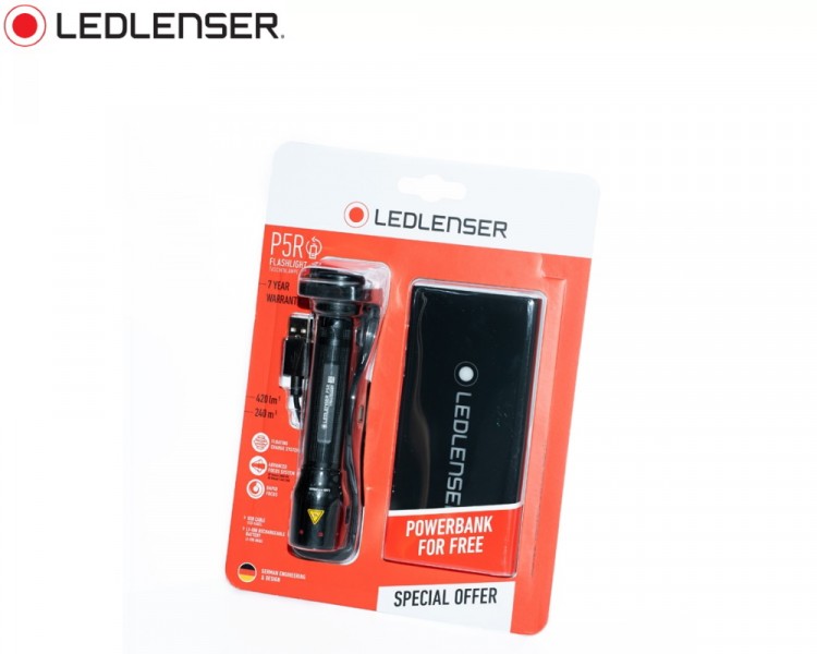 Led Lenser P5R с Power Bank