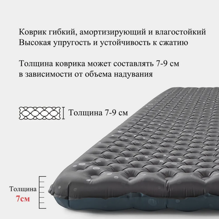 Naturehike CNH22DZ018 Tuye3.5, овальный, серый