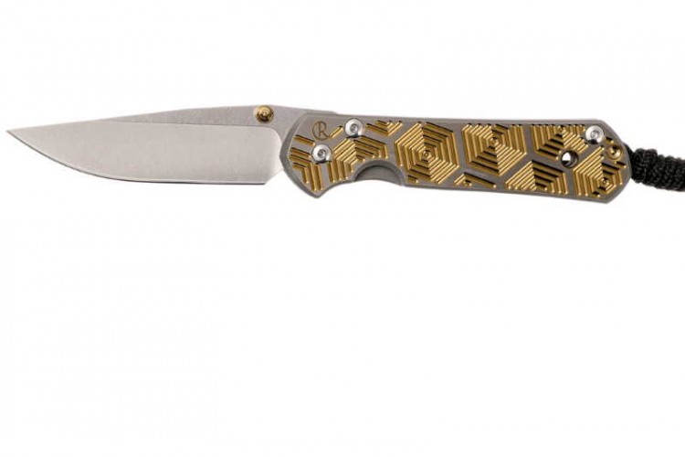 Нож Chris Reeve Large Sebenza 21 CGG Hex Gold L21-1042 Gold