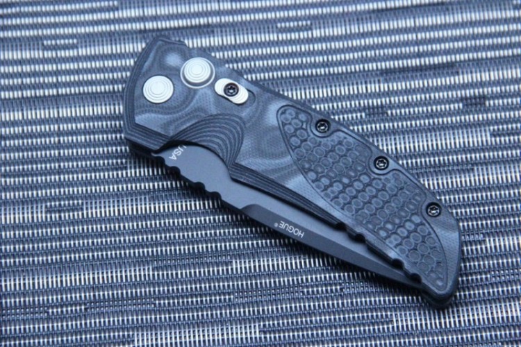 Нож Hogue EX-01 Auto Drop Point Black/Grey G-Mascus 34139BK