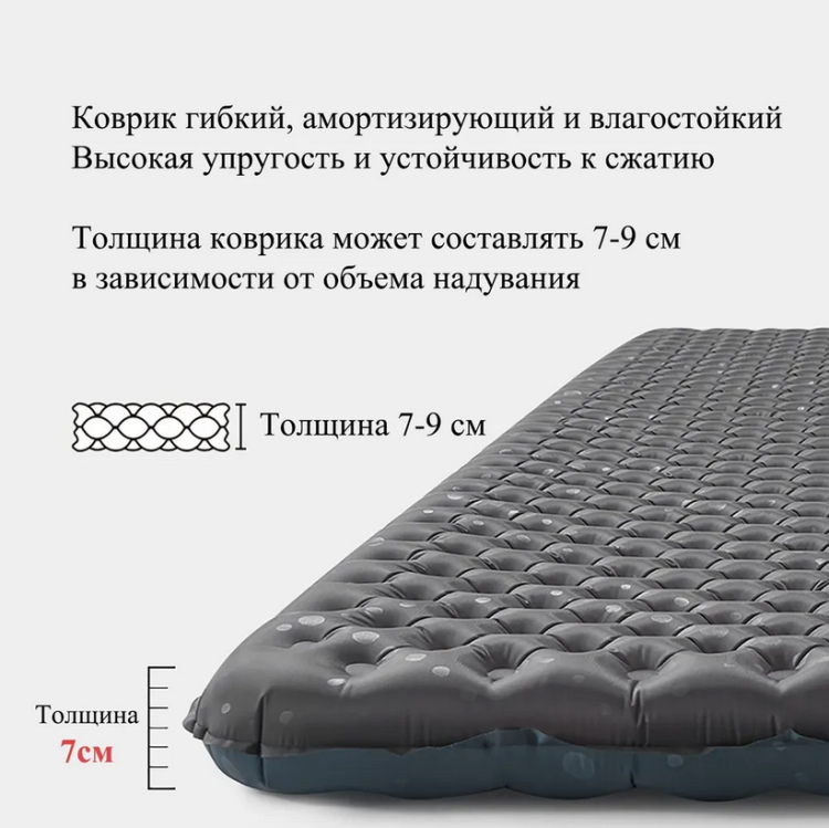 Naturehike CNH22DZ018 Tuye3.5, прямоугольный, зеленый