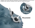 Naturehike CNH22DZ018 Tuye3.5, прямоугольный, зеленый