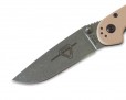 Нож Ontario RAT-2 Stonewashed Desert Tan GRN 8881TN