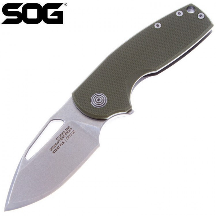 Нож SOG 14-03-01-57 Stout FLK Green
