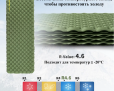 Naturehike CNK2450WS014 Tuye4.6, прямоугольный, зеленый