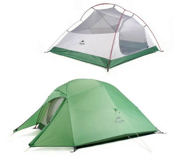 Naturehike Cloud Up 3 Синяя (NH18T030-T) 3-местная