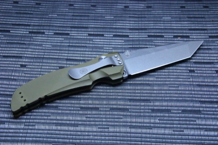 Нож Hogue EX-01 Tanto 4" Stonewash Green 34141TF