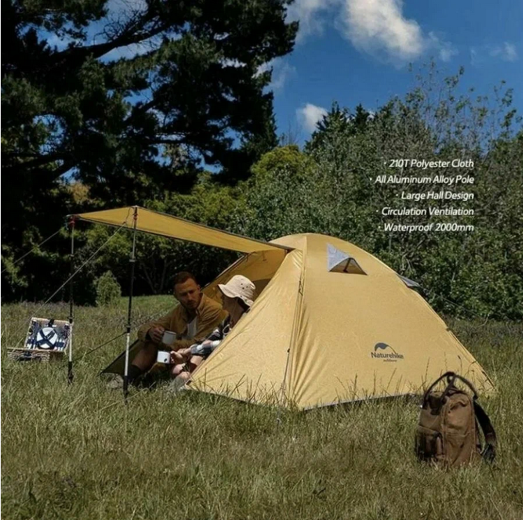 Naturehike Star серии P Зеленая (NH18Z044-P) 4-местная
