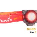 Fenix HL05, диод белый/красный LEDs, 4 режимов, 8 люмен