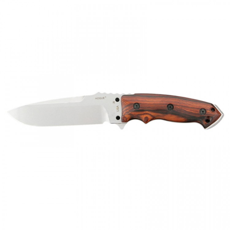 Нож Hogue EX-F01 7" Stonewash CocoBolo Wood 35156TFR