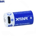 Аккумулятор XTAR 16340 3,6 В 900 mAh (+USB порт зарядки)