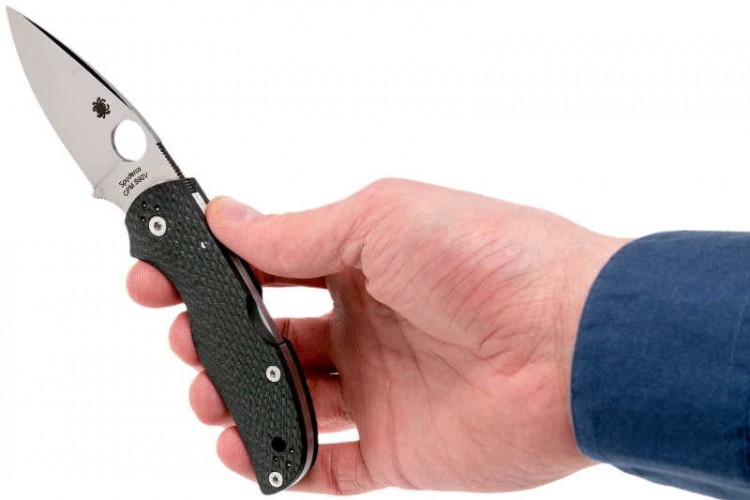 Нож Spyderco Native 5 Fluted Carbon Fiber 41CFFP5