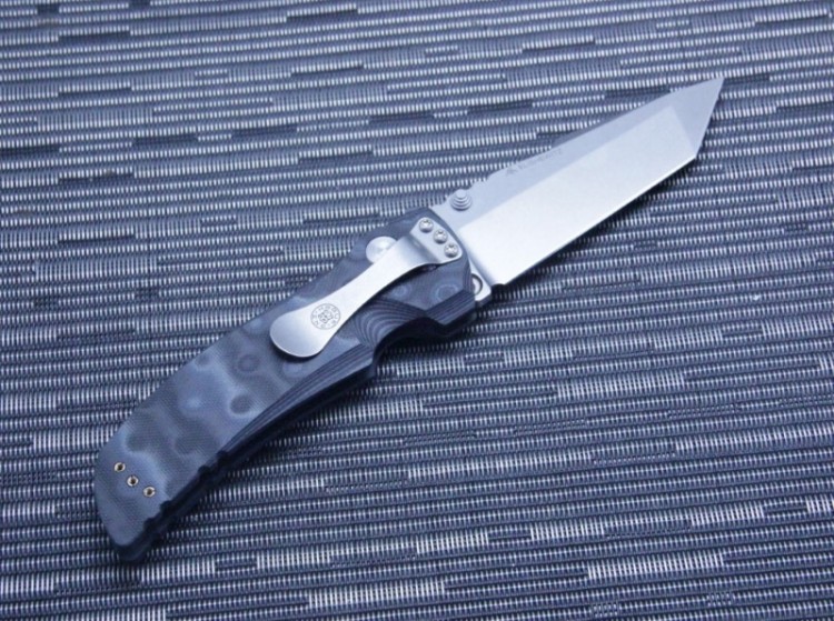 Нож Hogue EX-01 Tanto 4" Stonewash Black/Grey G-10 34149TF