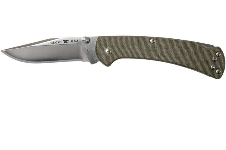 Нож BUCK 112 Slim Pro Green Micarta 0112ODS6