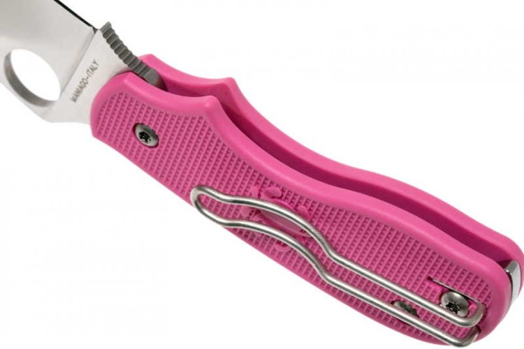 Нож Spyderco Squeak Lightweight Pink 154PPN